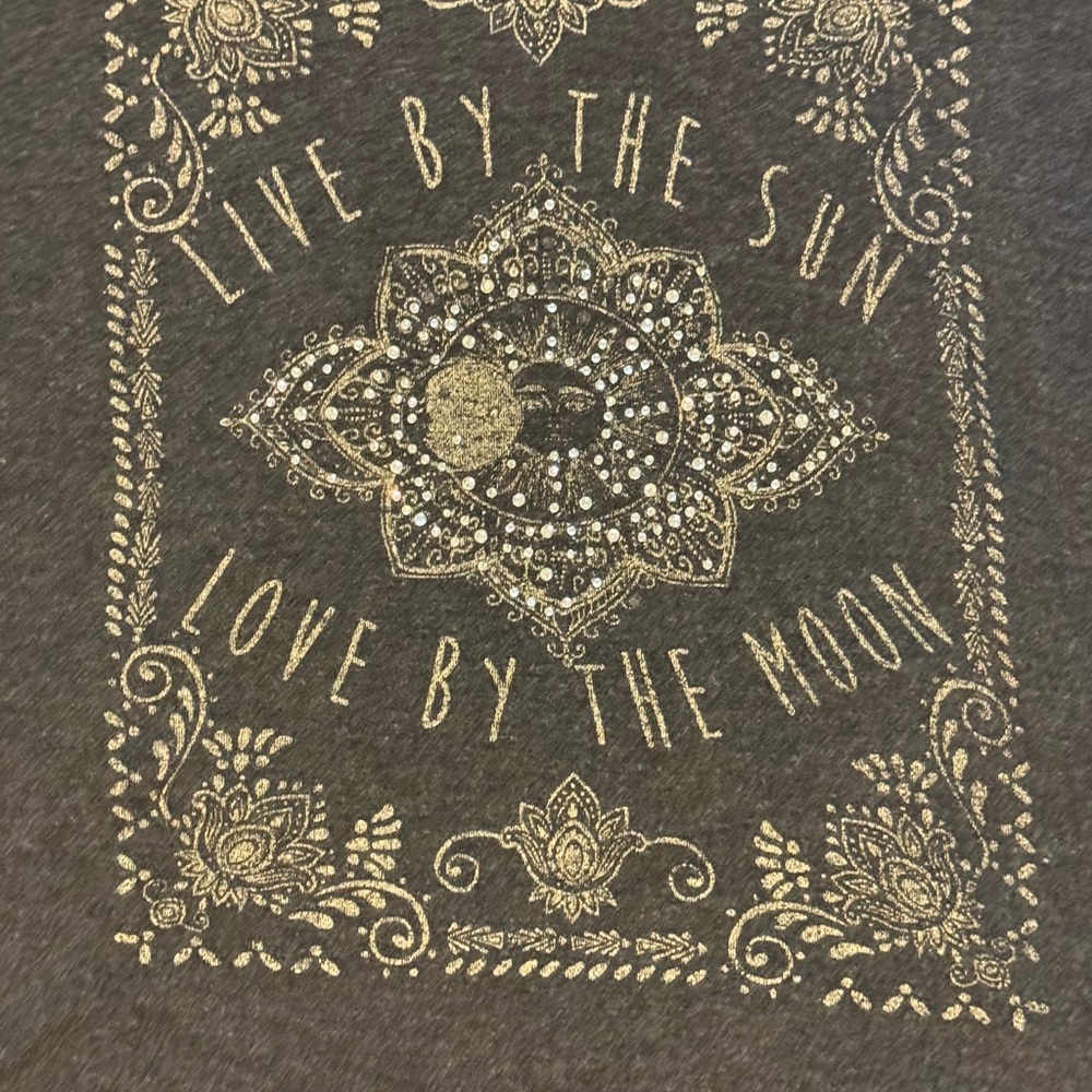 Gold Mandala Graphic Tee